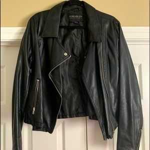 Forever21+ Faux Leather Jacket